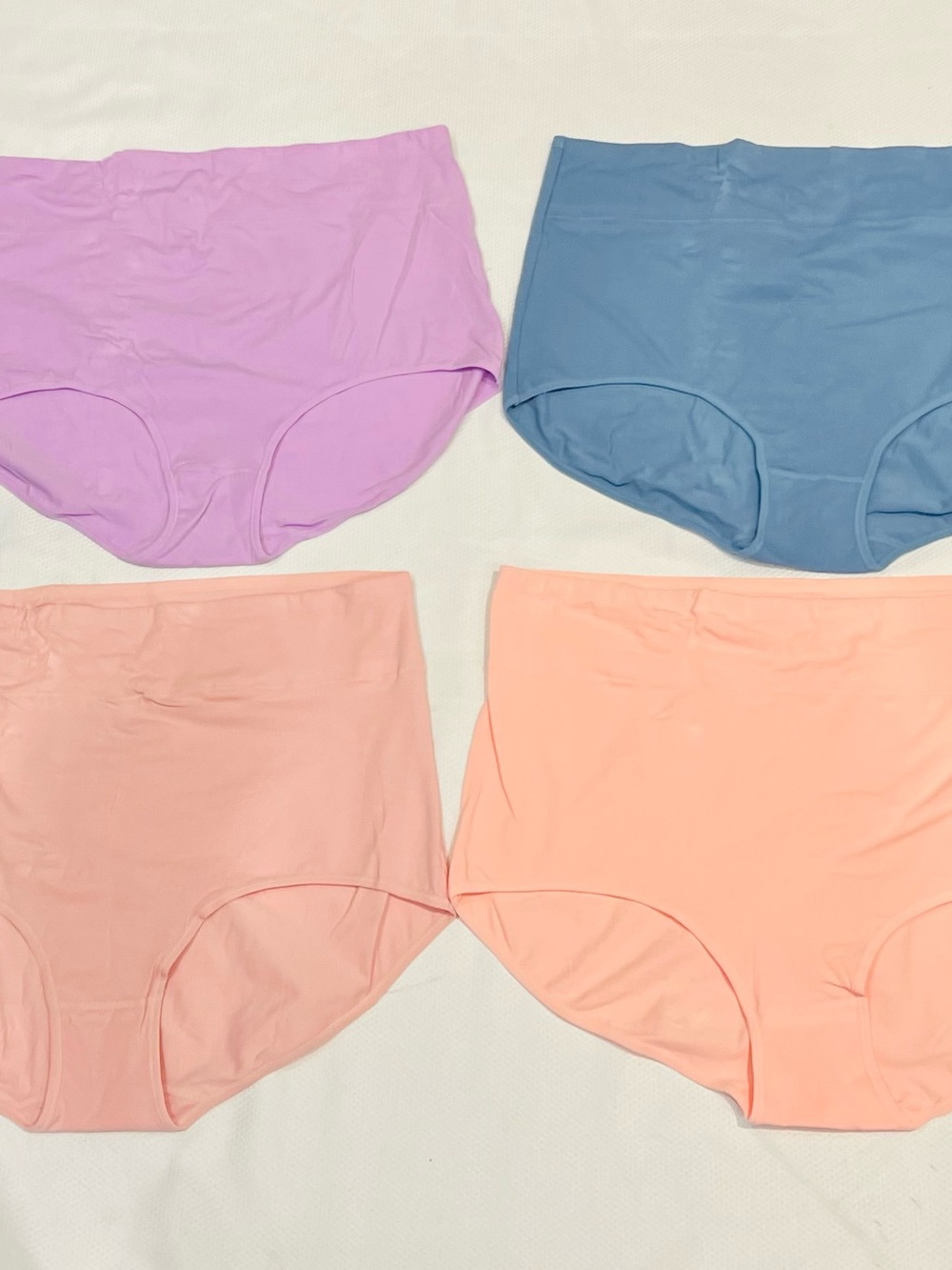 Kids High-Waist Seamless Briefs - Pastel Mix